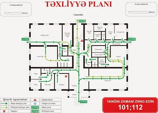 Təxliyyə planının hazırlanması və təsdiq edilməsi